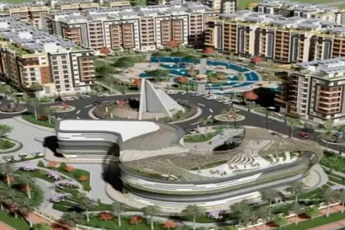 شقة تسليم فوري 150م في كمبوند لايت سيتي العاصمة الإدارية الجديدة