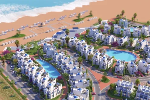 شاليه للبيع 125م في ايكو مينا الساحل بتسهيلات فى السداد