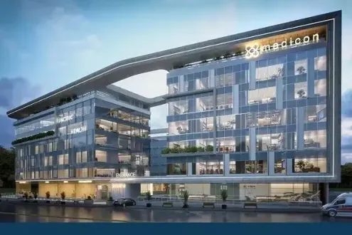 With 20% down payment Own an Clinic in Medicon New Capital with an area of 95m²