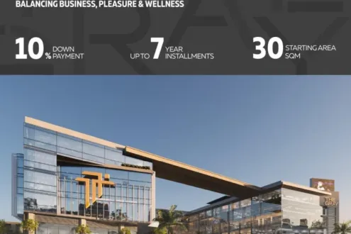 Get An Office in The Gray Mall New Cairo Starting From 40m²