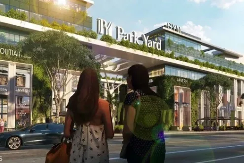 بالتقسيط علي 10 سنوات احجز محل في بارك يارد اكتوبر بمساحة 52 متر