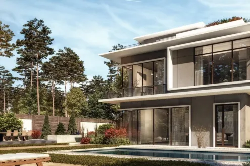 For lovers of sophistication Twinhouse for sale in Lazzuro Compound with area of 290m