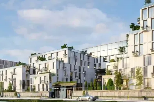 170m Apartment for sale in a very unique location within Sky Ramp New Zayed Project