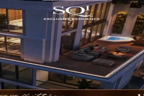 عرض متميز شقة 110 متر للبيع في كمبوند SQ1 بموقع مميز