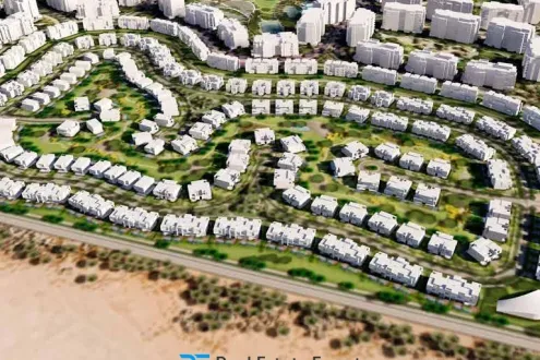 86m Apartment for sale in a very unique location within Zed East Club Side Tower New Cairo