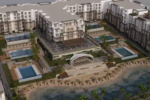 بسعر مغري شاليه 118م بمنتجع مارينا هيلز السخنة فيو رائع