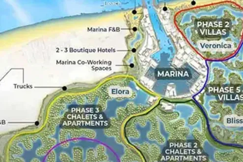 live in South Med Egypt North Coast Village Chalet Starting From 150m²