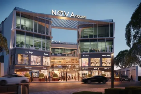 Own a Clinic in Nova Square New Cairo Project With an area 63m²
