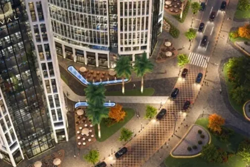 The cheapest 105m Office for sale in Eval Towers Mall New Capital
