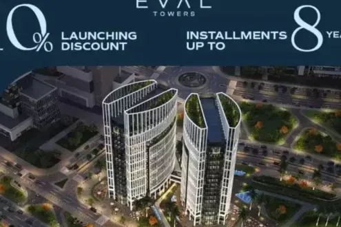 Book a Unit Starting From 57m²​​​​​​​ in Eval Towers New Capital Mall
