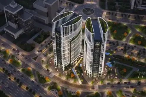 Office for sale 75m in Eval Towers New Capital with payment facilities