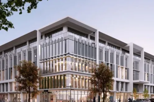 For sale with installments an Office of 125 meters in Palmet New Cairo Mall