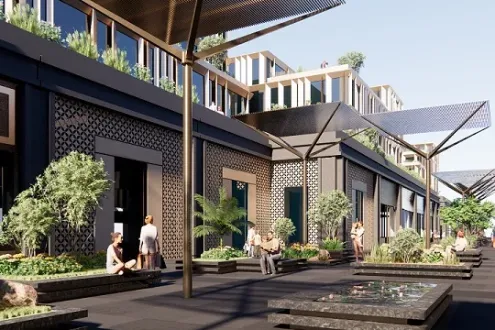 Own a Shop in Cairo Design District Mall New Cairo With an area 125m²