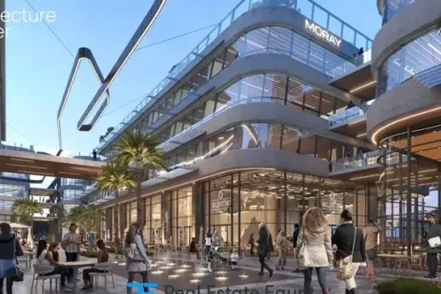 محل مميز للبيع في موراي التجمع الخامس بمساحة 130 متر