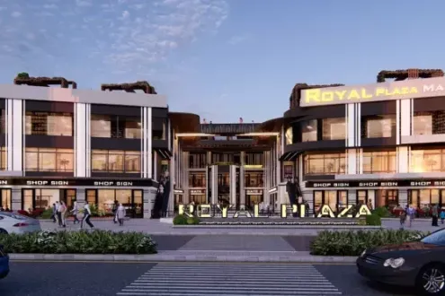 Own a Shop in Royal Plaza October Project With an area 105m²