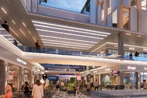 عرض متميز محل 76 متر للبيع في فالوري مول التجمع الخامس بموقع مميز