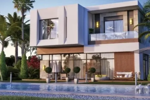 397m Villa with attractive price and charming view in The 8 New Zayed Compound