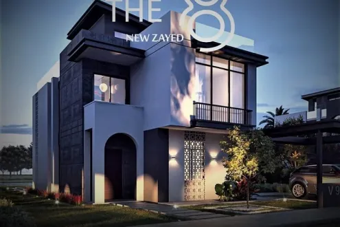 For sale with installments a Villa of 450 meters in The 8 New Zayed Project