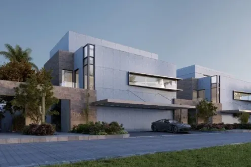For sale with installments a Villa of 320 meters in Vaha New Zayed Project