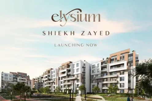 For sale with installments an Apartment of 150 meters in Elysium Compound