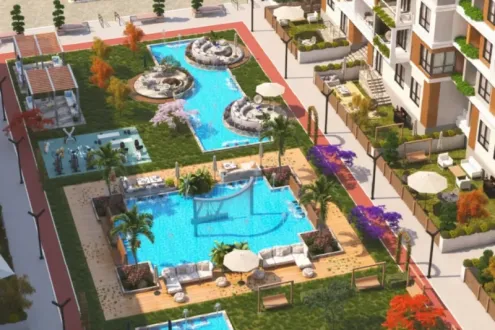 Apartment for sale 66m in Via El Shiekh Zayed Compound with payment facilities