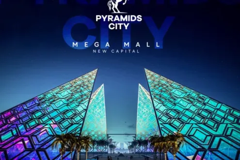 For sale with installments a Shop of 65 meters in Mega Pyramids Mall New Capital