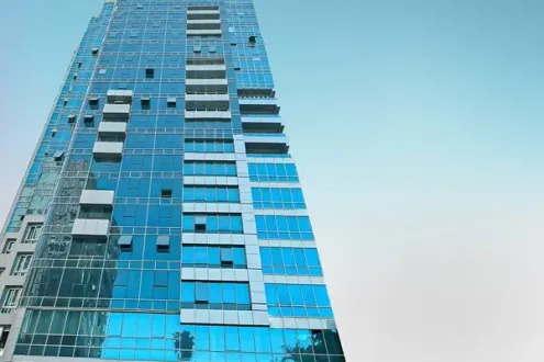 For sale in installments, a 95 meter shop in Reve Du Nil Tower Maadi
