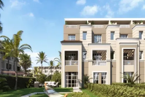 Buy a 230 meter townhouse in The Butter Fly Mostakbal City Compound