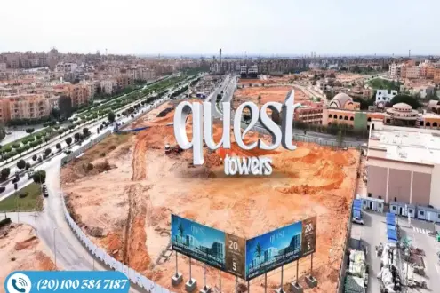 140m shop in Obour City in Quest Towers project