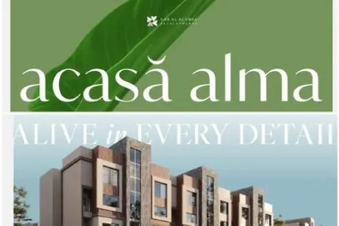 Own an apartment in the Acasa Alma project at the lowest price per square meter