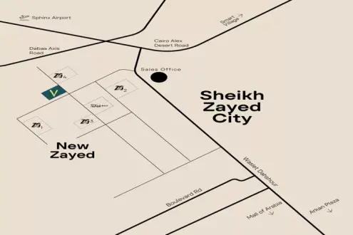 Twin house for sale in SVN Shades New Zayed Learn the details and buy now