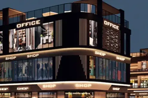 Office with a great view and area starting from 40 square meters in Mall Plus New Obour