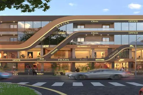 Office with a great view and area starting from 40 square meters in Mall Plus New Obour