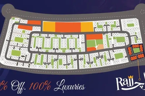 Distinctive apartments with various spaces in Rajj Compound Hurry up and book