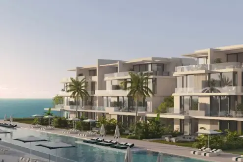 Townhouse with a distinctive view in The C Village Ras El Hekma Al Kazar at a very attractive price