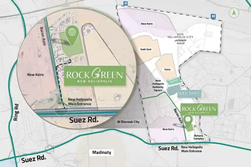 100m villa in Rock Green Heliopolis Compound