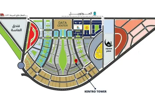 Get your 120 square meter office in the New Administrative Capital's Nuzul Tower Mall