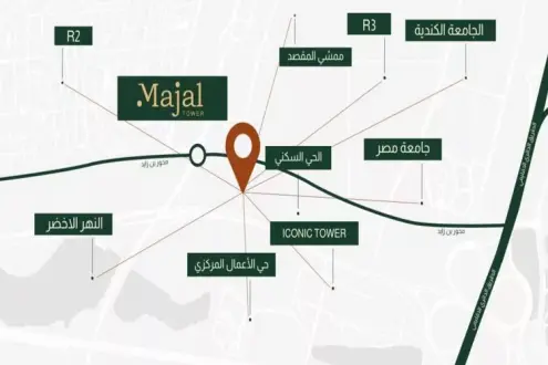 مكتب تسليم فوري 40م في مجال العاصمة الادارية