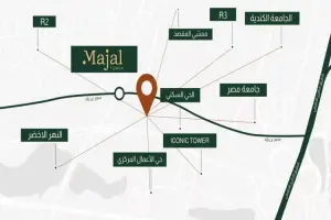 Administrative properties for sale in Majal New Administrative Capital area 80 square meters