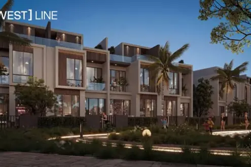 Wonderful villa of 260 m for sale in a very distinguished location inside West Line Compound