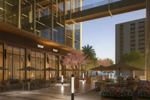 Own a 130 square meter store in Seen Gardenia Fifth Settlement