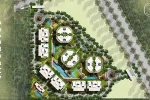 Apartments for sale in Jade and Blue Fifth Settlement with various spaces and very attractive prices