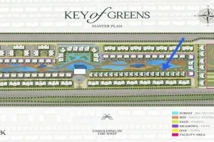 امتلك فيلا داخل كمبوند كي أوف جرينز مقدم 2.5%