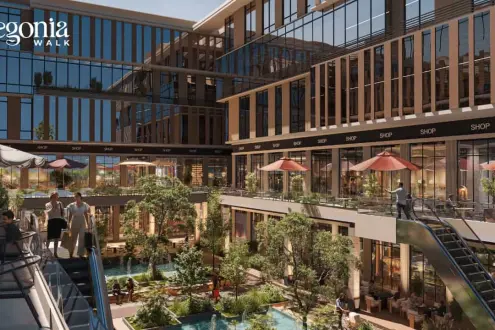 Ready to move in office with an area starting from 170 square meters in Begonia Walk Mall