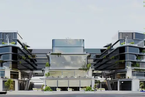 A shop with a great view and an area starting from 250 square meters in Sleek Mall Fifth Settlement