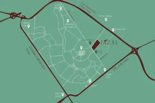 At an attractive price book your apartment now in Jazal Compound