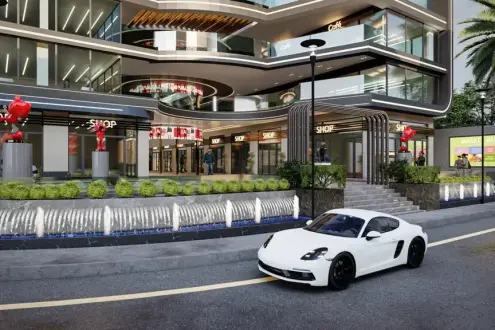 Below market price office in MQR mall 100 square meters fully finished