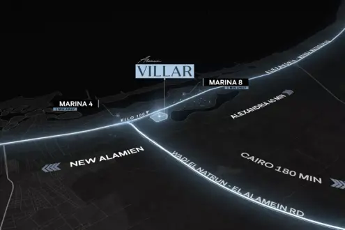 Chalets for sale in Villar New Alamein with the possibility of installments over 10 years