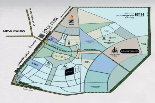 Distinctive villas with various spaces in Grand Valleys Compound Hurry up and book