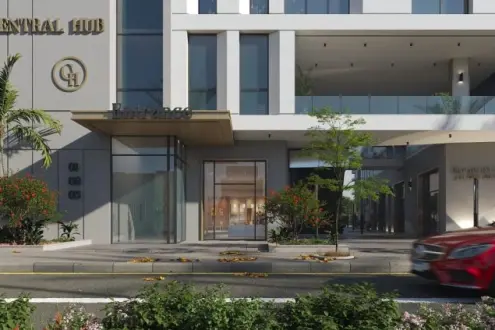 For sale in installments a 120 square meter office in Central Hub